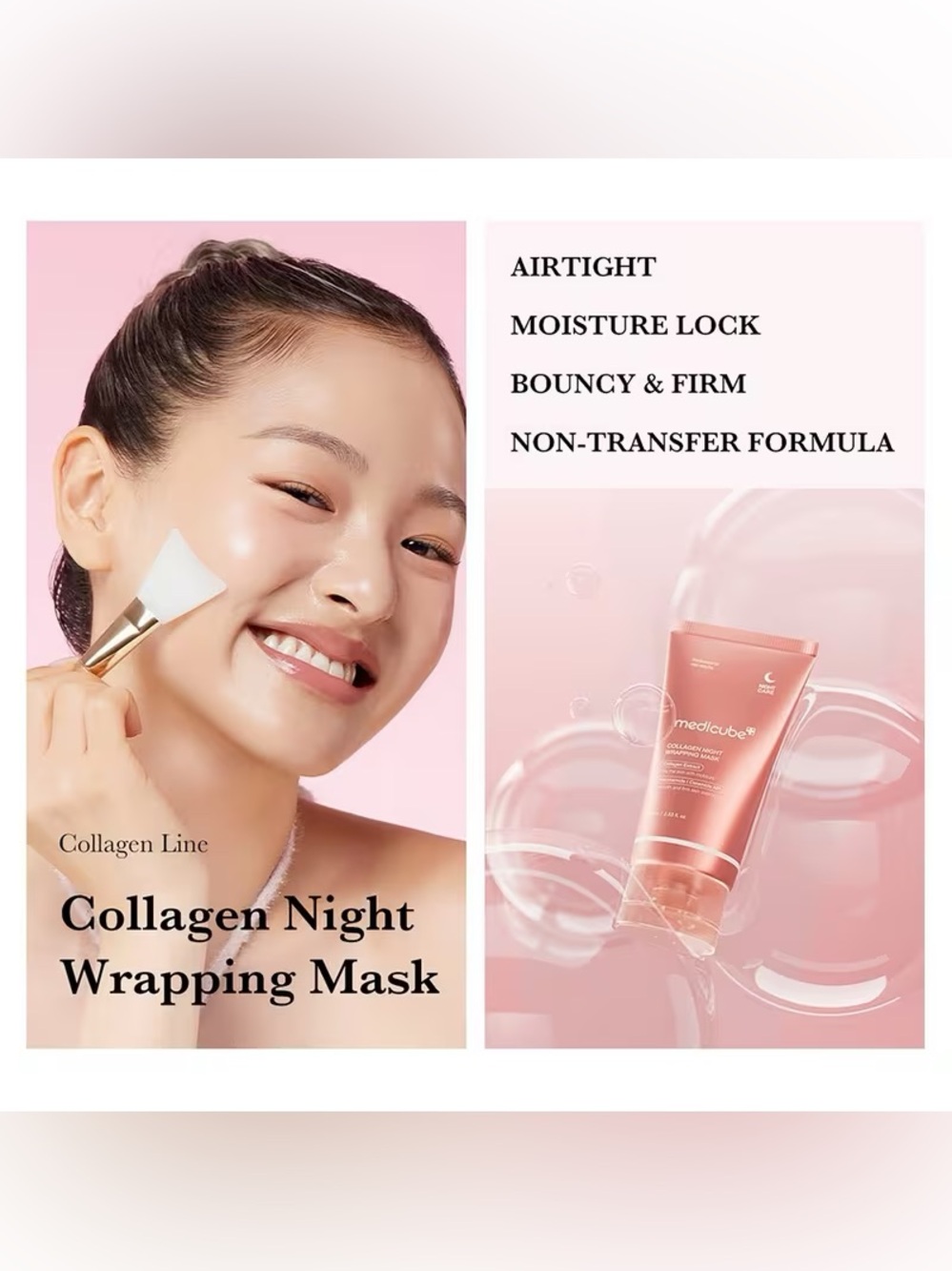 Medicube+ Collagen Night Wrapping Mask Full Size NWT